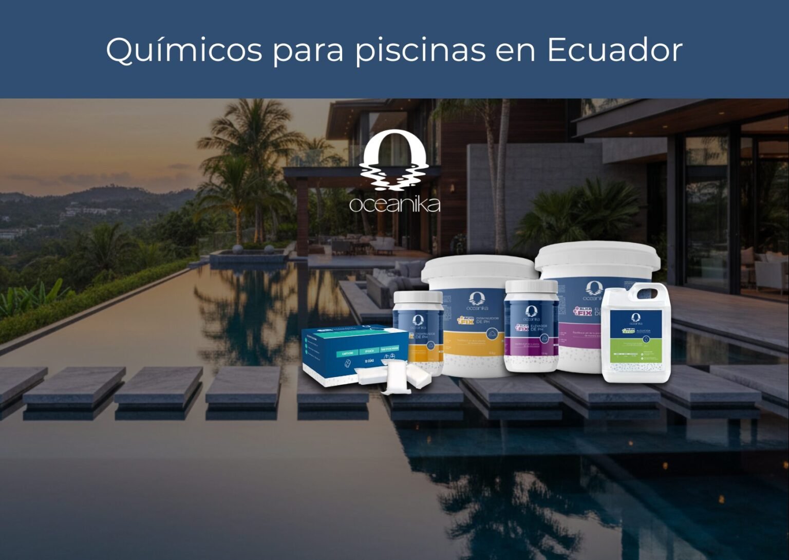Químicos para piscinas en Ecuador
